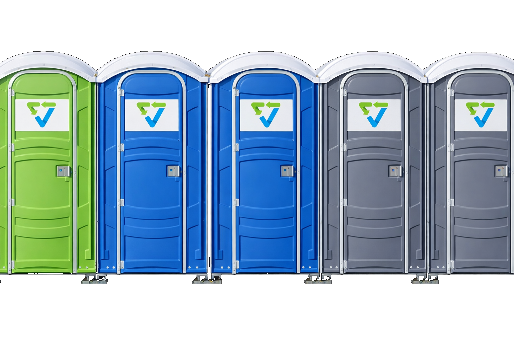 Portable Toilets Multi Color No BKG
