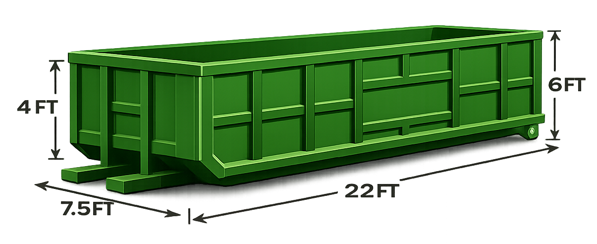 15 YD Dumpster Icon Ready Waste