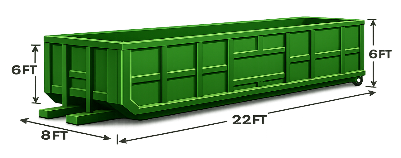 30 YD Dumpster Icon Ready Waste